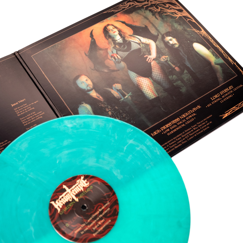 Heavy Temple - Garden Of Heathens Vinyl Gatefold LP  |  crystal clear & transparent green & solid white