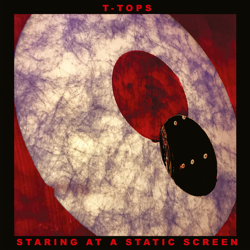 T-Tops - Staring At A Static Screen Vinyl LP  |  Red/Black Marble