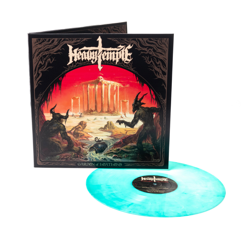 Heavy Temple - Garden Of Heathens Vinyl Gatefold LP  |  crystal clear & transparent green & solid white