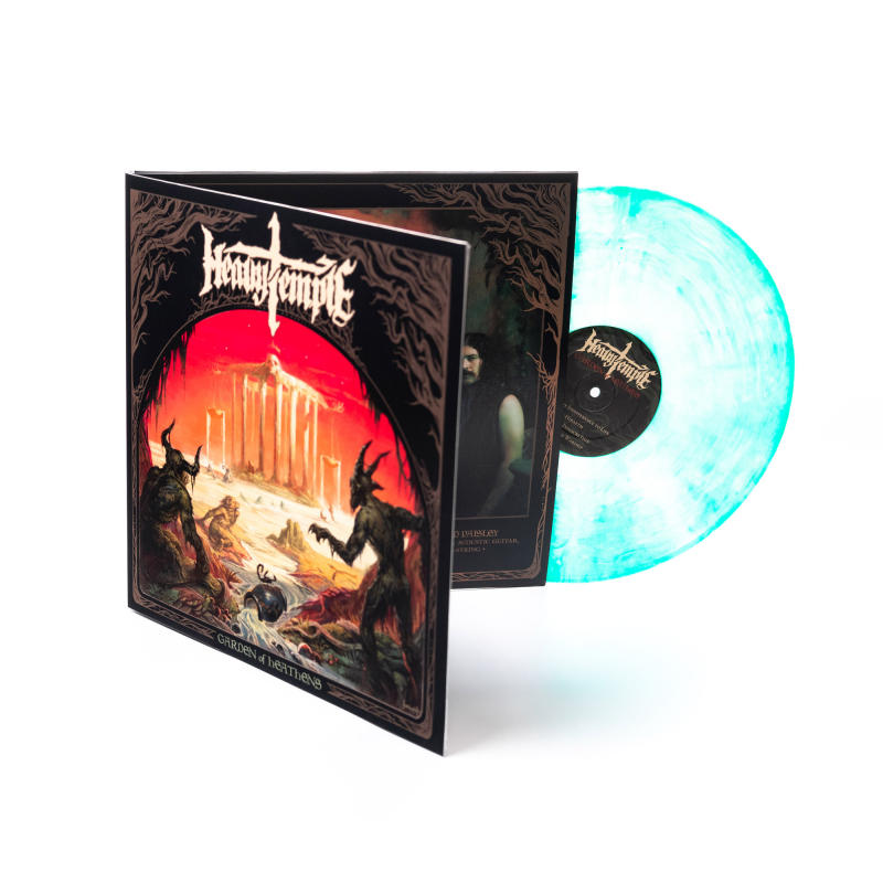 Heavy Temple - Garden Of Heathens Vinyl Gatefold LP  |  crystal clear & transparent green & solid white