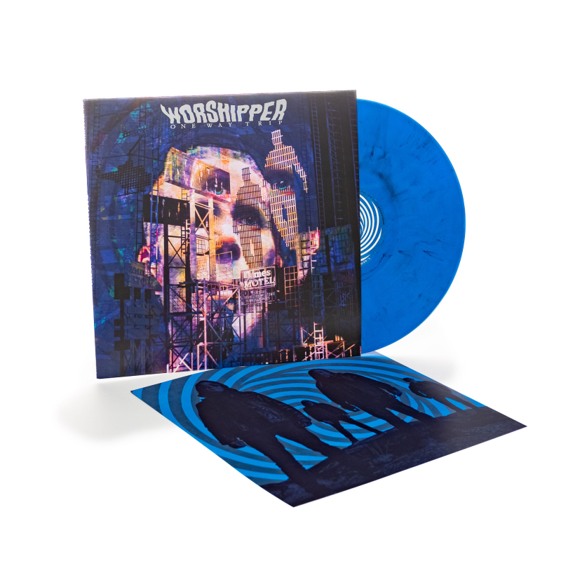 Worshipper - One Way Trip Vinyl LP  |  Blue/Black Marble