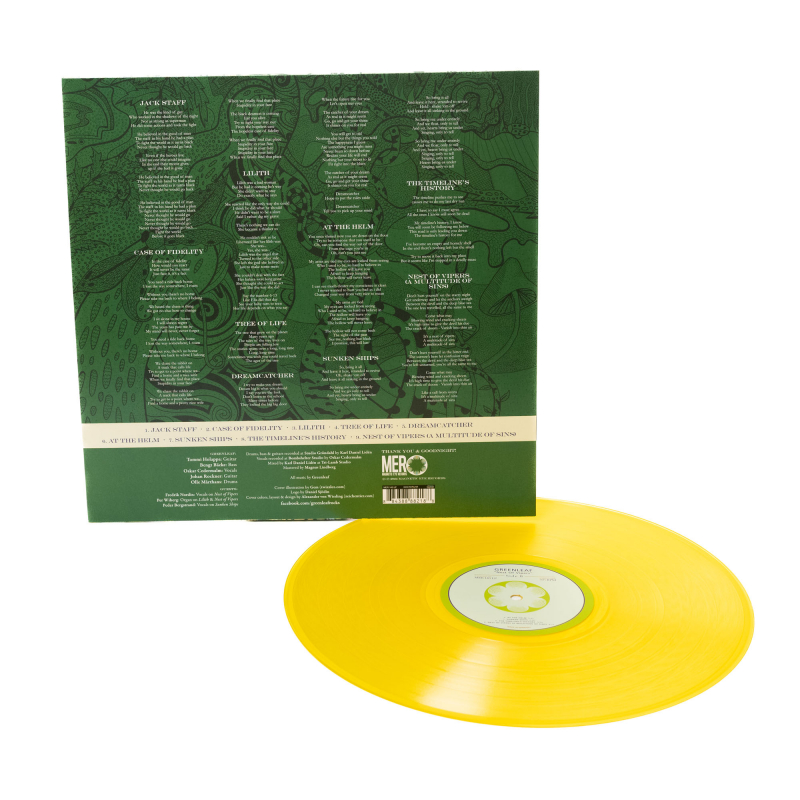 Greenleaf - Nest Of Vipers Vinyl LP  |  Sun Yellow Transparent