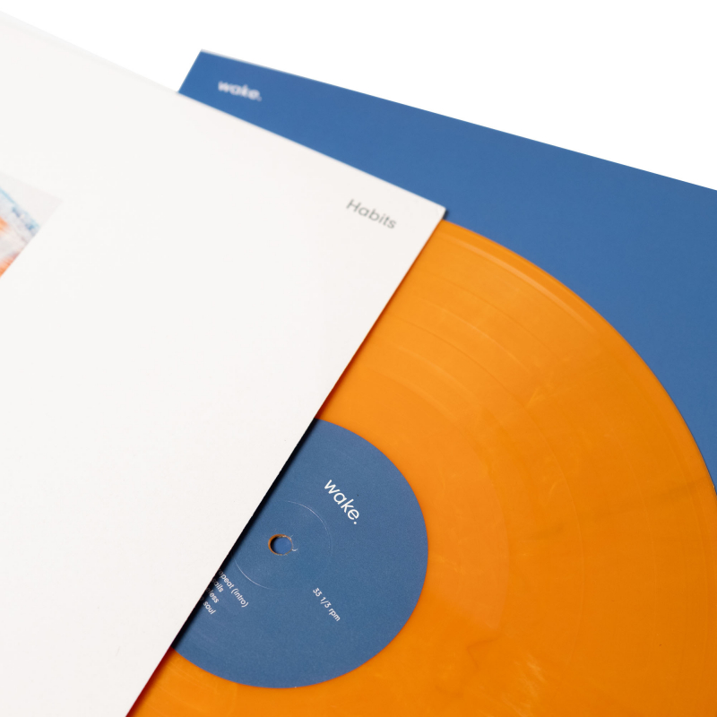 Elephant Tree - Habits Vinyl LP  |  Orange/white marble