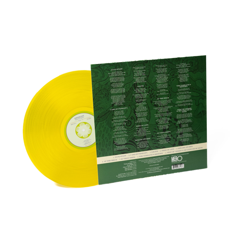 Greenleaf - Nest Of Vipers Vinyl LP  |  Sun Yellow Transparent