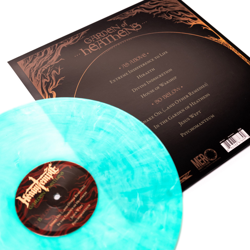 Heavy Temple - Garden Of Heathens Vinyl Gatefold LP  |  crystal clear & transparent green & solid white