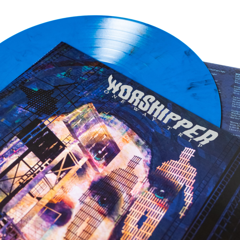 Worshipper - One Way Trip Vinyl LP  |  Blue/Black Marble